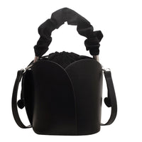 Womens PU Bucket Tote Crossbody Bag
