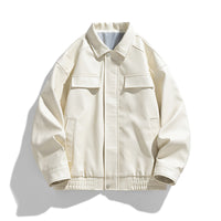 US Casual Retro PU Coat
