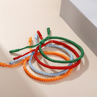 Creative Pure-thread Handmade DIY Braided Nylon Cord Bracelet