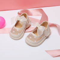 New Breathable Mesh Children's Small Leather Shoes
