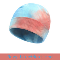 Ins Style European And American New Children's Tie-dye Pullover Hat Pure Cotton