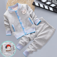 Boys And Girls Plus Cashmere Sweater Two-piece Suit
