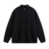 Stand Collar Sweater Men's Imitation Deer Plush
