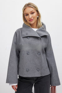 High Sense Short Temperamental Double-faced Woolen Goods Woolen Coat