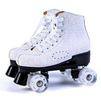 Men roller skates lather