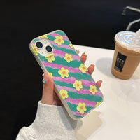 Oil Painting Flower Phone Case Sweet And Cool Girl