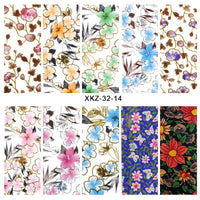 Nail Art Valentine's Day Butterfly Flower Starry Paper