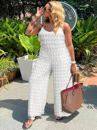 Plus-size Fashionable And Elegant Loose-fit Strap Jumpsuit