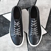 Men's Handmade First-grain Horse Leather Distressed Casual Shoes