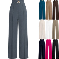 Summer High-Waisted Professional Slimming Drapey Versatile Trousers