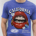 Men's Y2K Lip Graphic Print Tees Vintage Hip