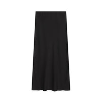 Silk Satin Texture Simple And Fashionable Straight Skirt For Women