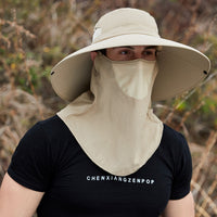Men's Big Brim Bucket Hat Summer Shade