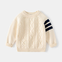 Solid Color Sweater Children's Pullover