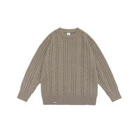 Japanese-style Retro Brocade Same Round Neck Sweater