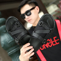 Breathable Fashion Slippers Trendy Casual Flat-heeled Flip Flops Youth Drag