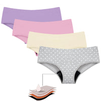 Women's Minimalist Printed Leak Proof Menstrual Underwear