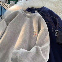 Men's And Women's Pure Cotton Crewneck Sweatshirt