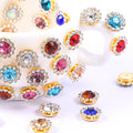 Crystal Rhinestone Buckle Rhinestone-encrusted Jewelry Glass Rhinestone Hand Sewing Drill Diy