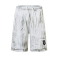 Men Punk Ripped Distressed Straight Shorts