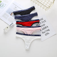Solid Color Sexy Seamless Briefs Ladies Low Waist