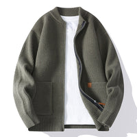 Men's Sweater Cardigan Striped Jacket Coat