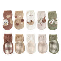 Baby Autumn And Winter Non-slip Glue Bottom Non-slip Socks Tube Socks