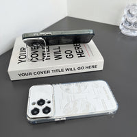 Pleated Bracket Phone Case Metal Planet