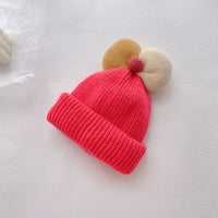 Children Princess Bow Knitted Woolen Hat