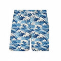 Men's Fashionable Beach Shorts With 3D Printing