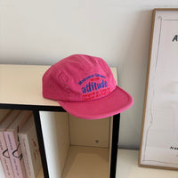 American-style Vintage Striped Patch Baseball Cap