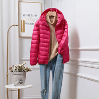 Lightweight Down Jacket Women's Plus-sized Plus Size Ultra-thin
