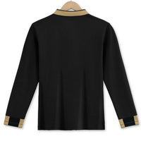 Long Sleeve Lapel Men's Solid Color Button Casual Business