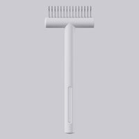 Pet Dematting Comb For Dogs And Cats, Stainless Steel Deshedding Tool With Safety Rounded Edges, Professional Undercoat Rake For Removing Mats Tangles And Loose Hair, 7cm Wide Ergonomic Grooming Brush