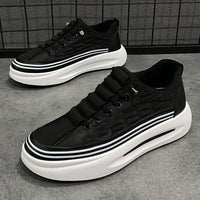 Breathable Canvas Shoes Thick Sole Slip-on