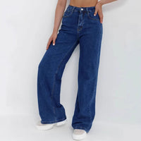 Springautumn Womens Denim Loose Fit Trousers