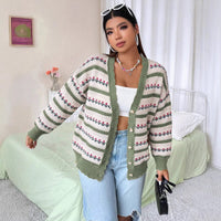 Retro Hollow All-match Flowers Floral Cute Sweater