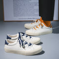 Couple Board Shoes With Microfiber Leather Upper
