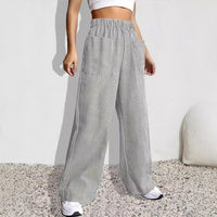 Women's Summer New Arrival Retro Casual Striped Trousers Fashionable