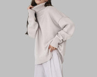 FallWinter Loose Knit Versatile Classic New-Style Womens Sweater