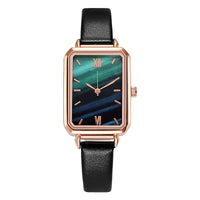 Retro Green Peacock Green Disc Watch