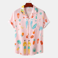 Men's Short-sleeved Shirt Trendy Fashion