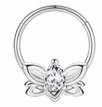 Circular Nasal Ring For Body Piercing Of Cartilage