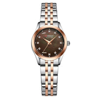 Rhinestone Ultra-thin Womens Shell-face Watch