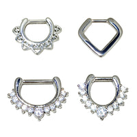 European And American Nose Rings Inlaid With Zircon