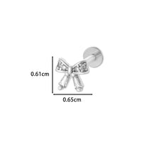 Stainless Steel Internal Thread Flat Bottom Rod Labret
