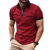 Men's Daily Casual Chest Pocket Short Sleeve