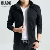 Men's Stand Collar Jacket Autumn And Winter Leisure Coat