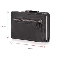 Men's Aluminum Alloy Three Fold Money Clip Real Pickup Bag