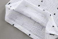 Boys' Solid Color Casual Cotton And Linen Sleeveless Vest T-shirt